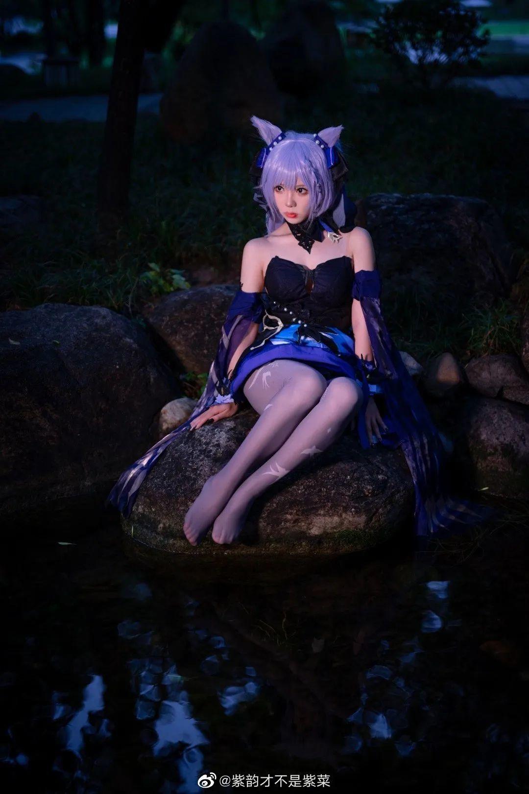 cos :紫色精灵！《原神》刻晴