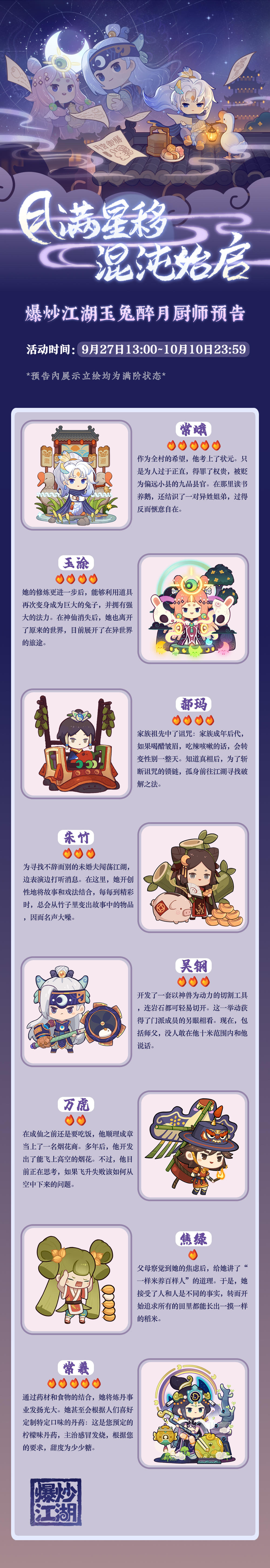 玉兔醉月厨师预告