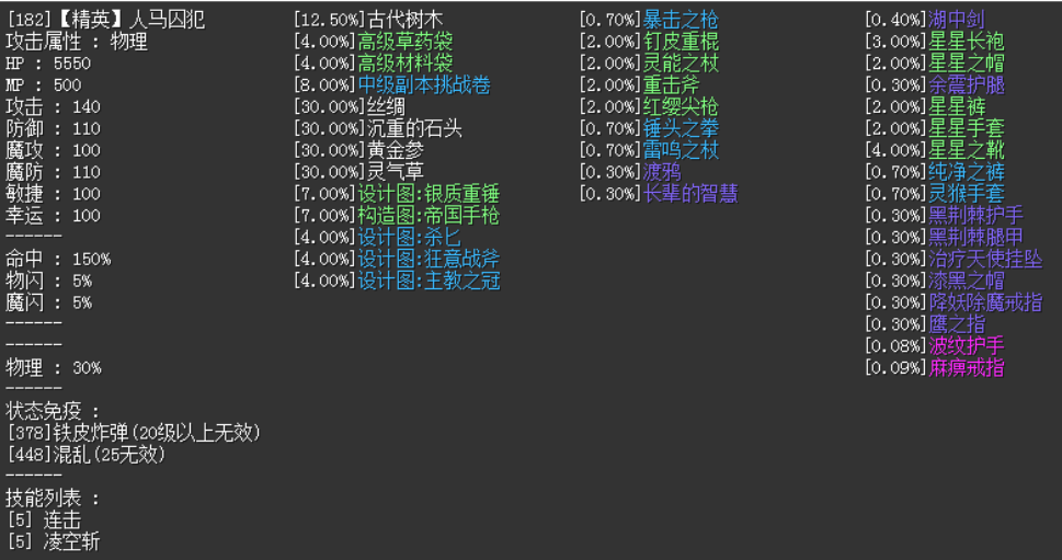 監獄副本（25級）掉落一覽|大千世界 - 第5張