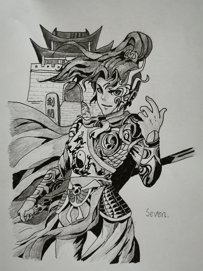 三国咸话(手绘)姜维—守卫剑阁