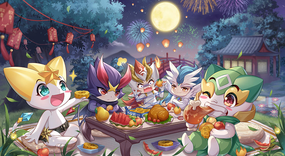 【中秋快乐】夜观天象，今日宜许愿。