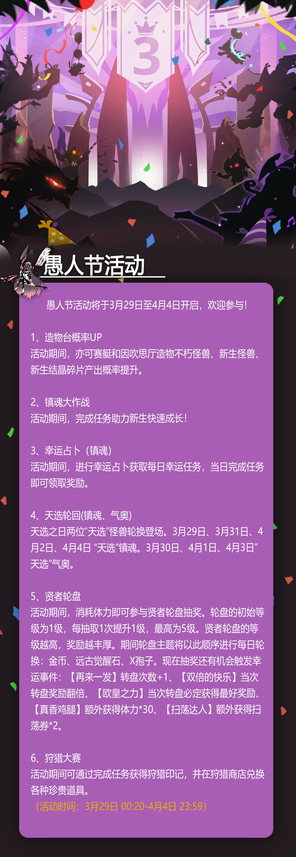 活动公告 愚人节活动来啦 超进化物语综合讨论 Taptap 超进化物语社区