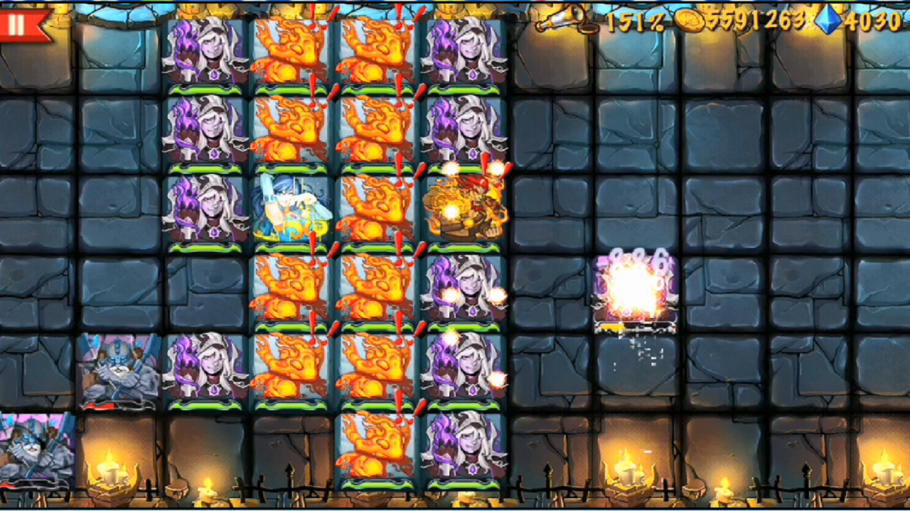 单机游戏策略军团视频攻略[by FOREVER]极限挑战之无装备火队通过6-70