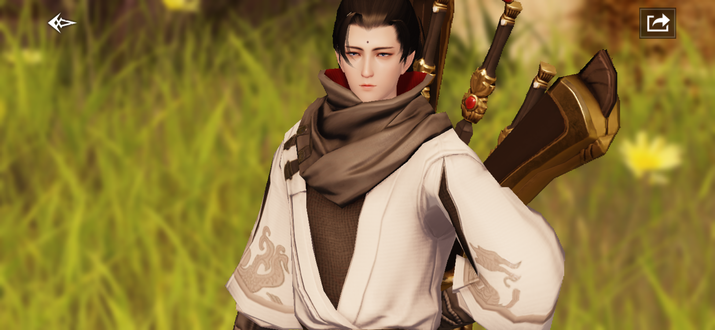 我现在才发现原来武当待机动作 后面的剑匣会打开呀!