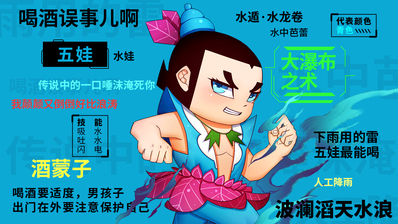 【拯救爷爷特辑】大瀑布之术 —— 五娃