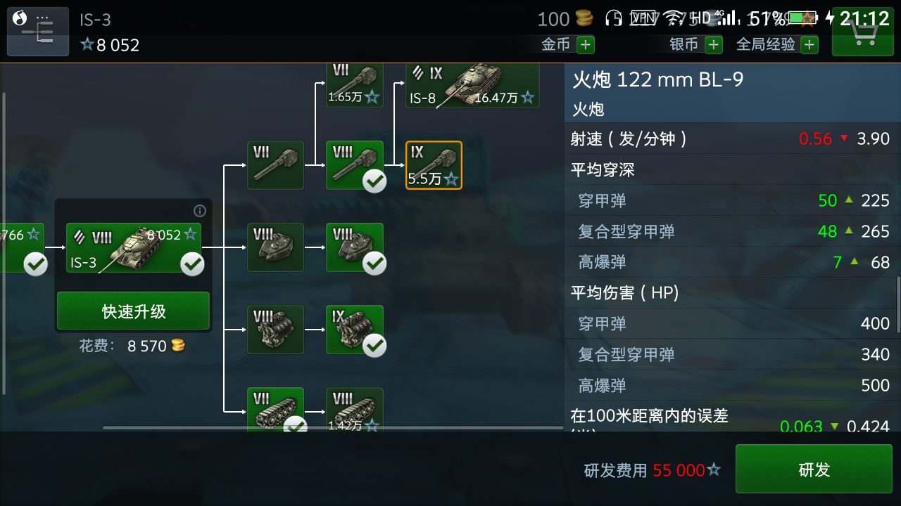 所以-3的9级炮要肝多久,我基本局局被对面打到弹药架