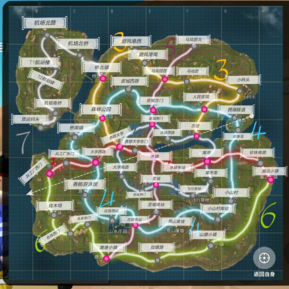 香肠派对的地图图片