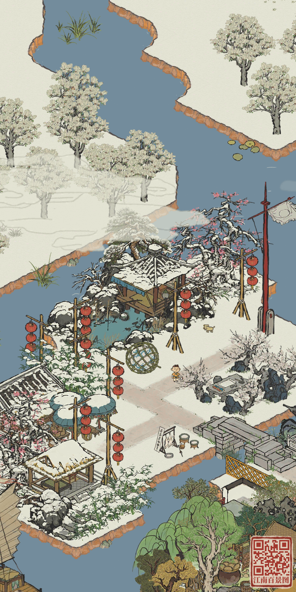 松江雪景 - 江南百景图晒村专区 | taptap 江南百景图社区