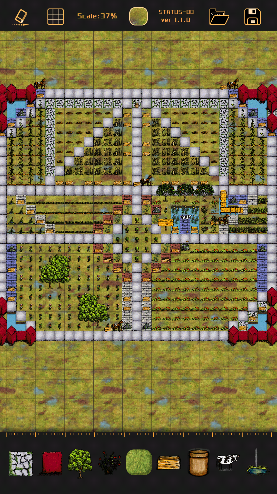 求大佬的农场设计图