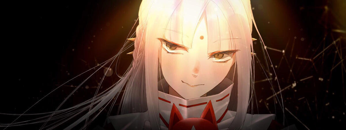 #角虫的腿部挂件#白象看穿一切的眼神（源：P站@くろまめ3）