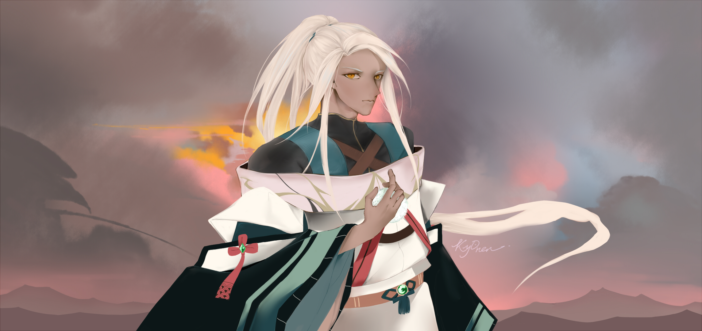 【二周年投稿】夏尔「无悔之文心」 附:自娱自乐型厚涂版 - 万象物语