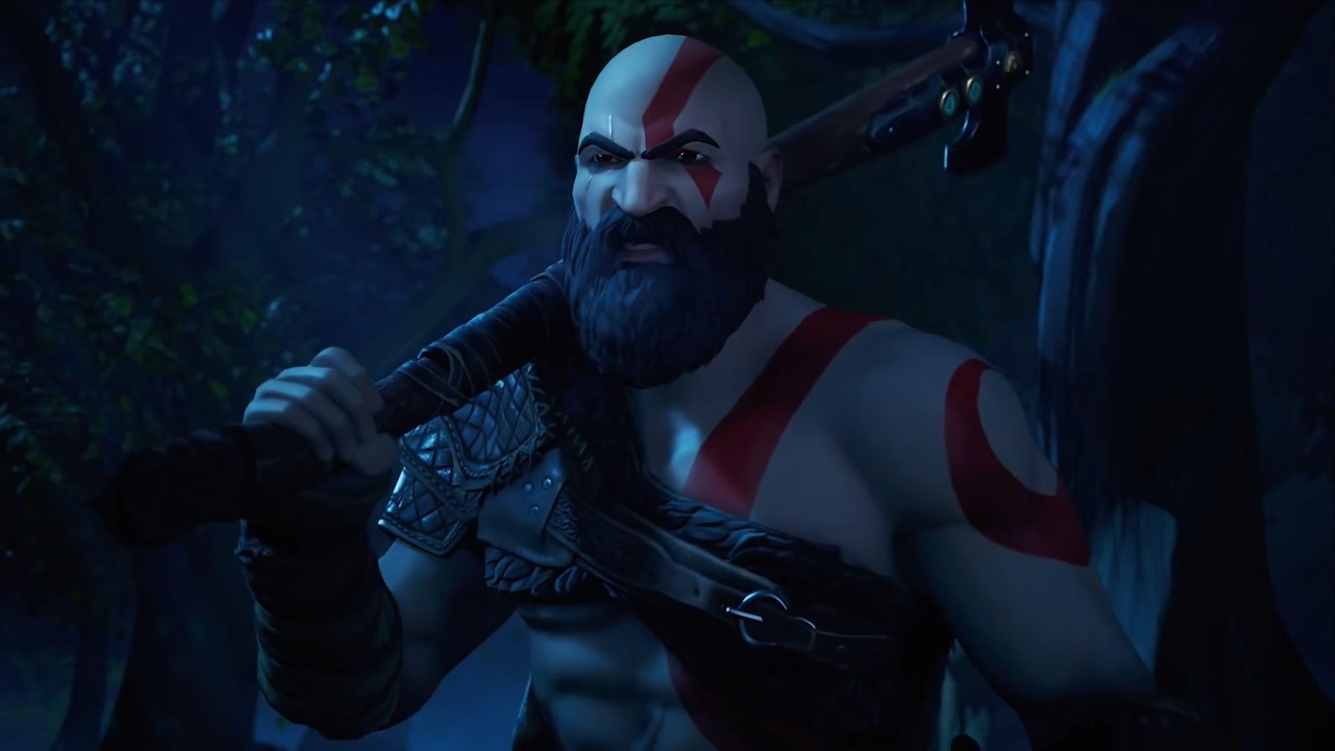 Kratos Enters Fortnite through the Zero Point