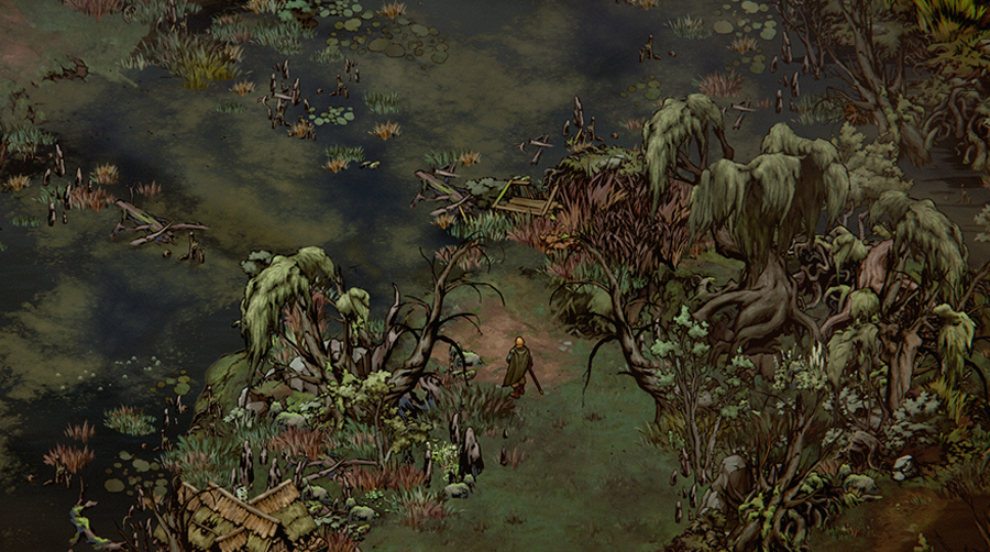 《巫师之昆特牌：王权的陨落》游戏美景介绍——沼泽之地安格林