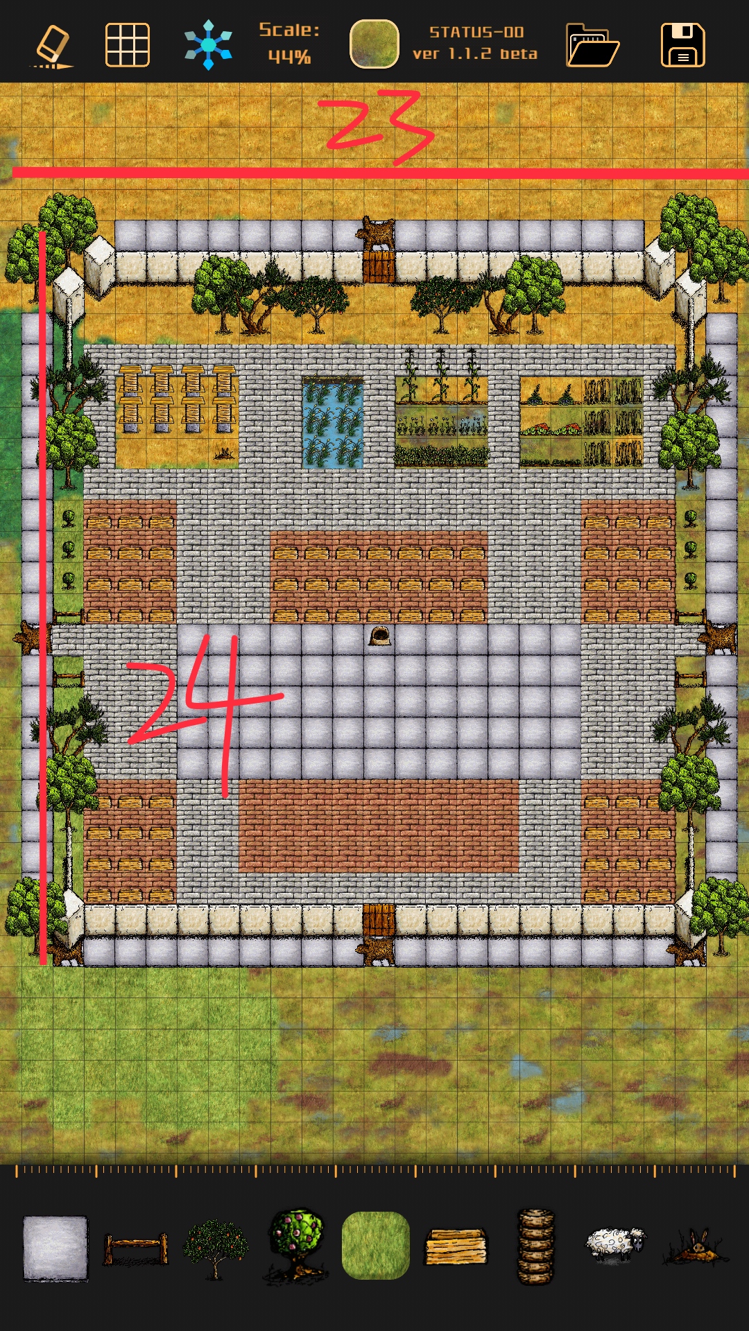 自己做的24×23的厨房