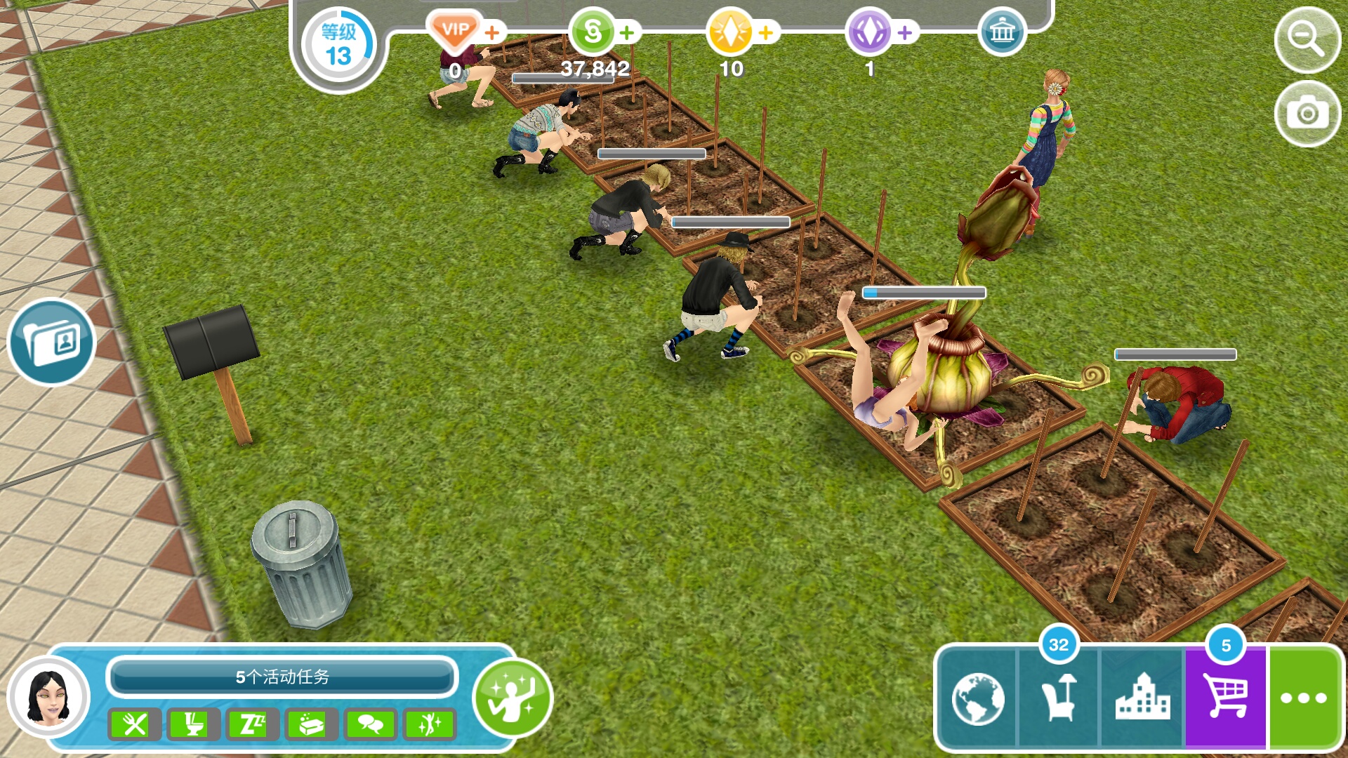 什么人品 转基因植物全成了食人花 模拟人生 免费版综合讨论 Taptap 模拟人生 免费版社区