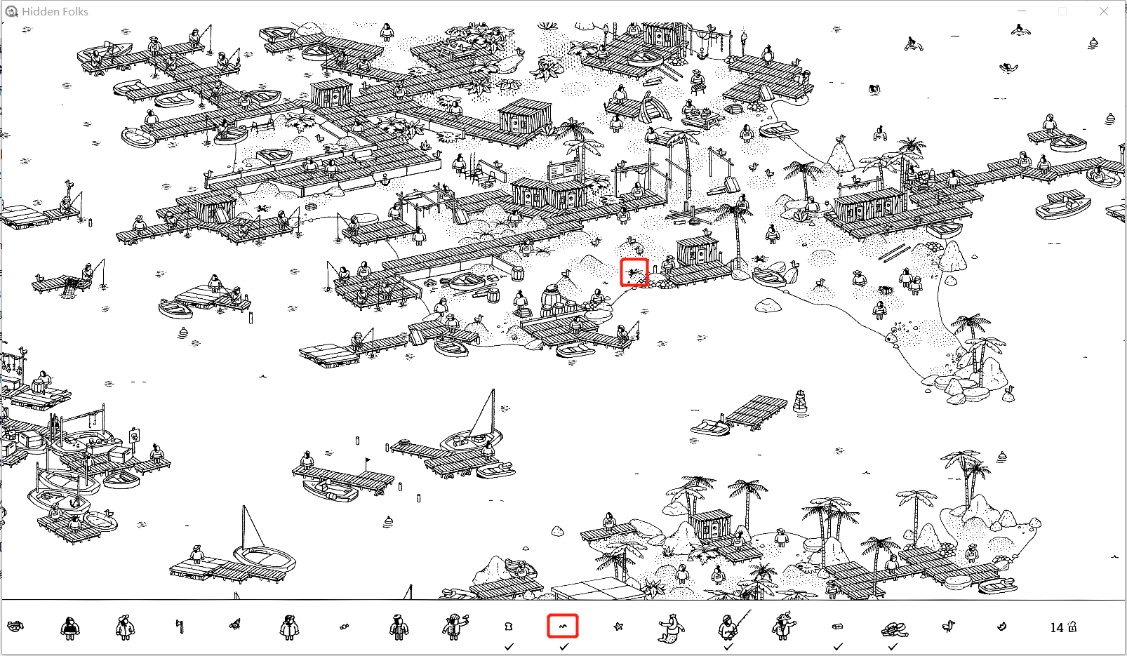 【Hidden Folks PC端攻略6】海滩篇|隐藏的家伙 - 第44张