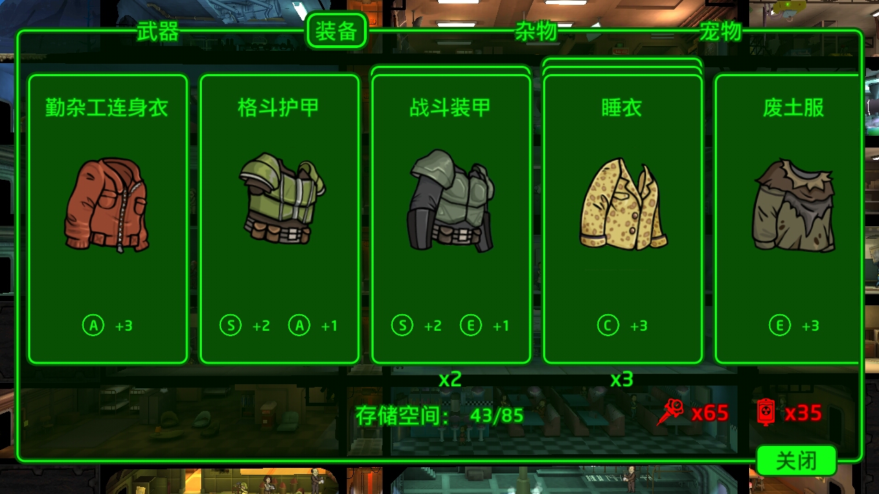 为什么我的治疗针和那个辐克灵在仓库中只能有