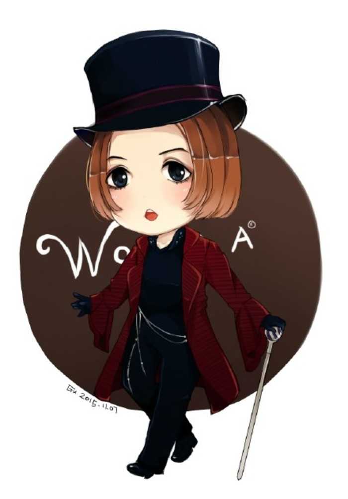 没猜错应该是 威利旺卡,《查理和他的巧克力工厂 》 里面的  糖果大师