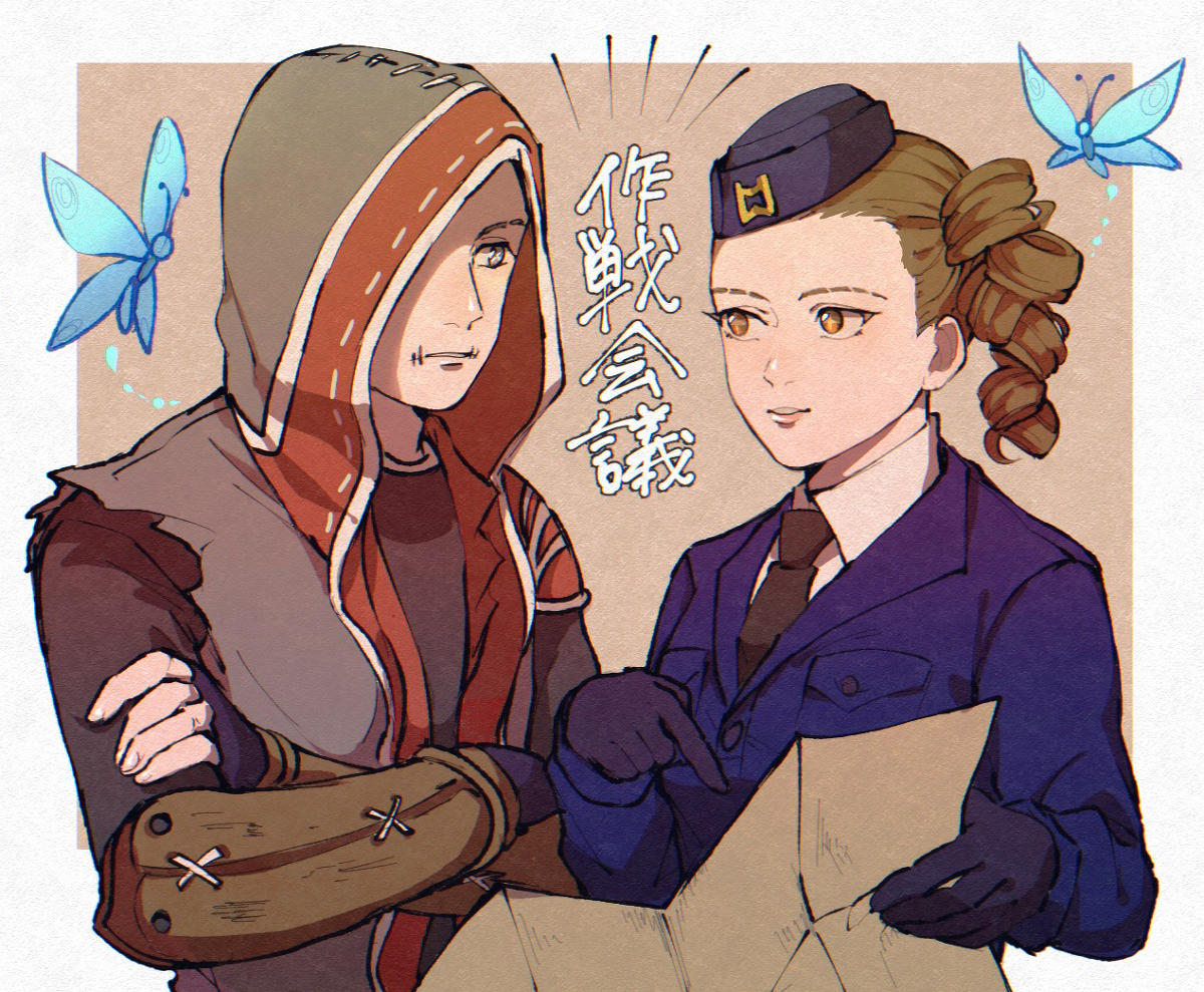 #角虫的腿部挂件#作战会议大成功！（来源：@あまた ）