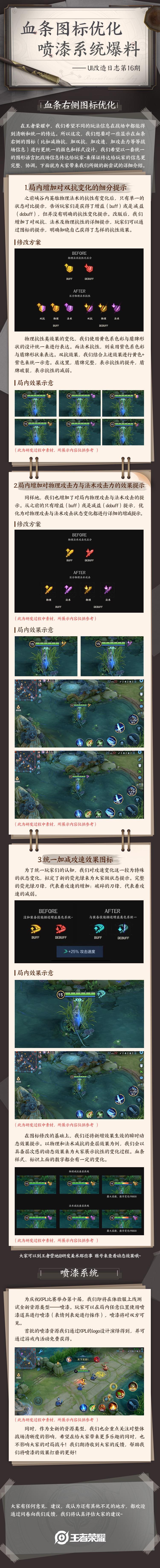 《UI改造日志》第16期：血条图标优化，喷漆系统爆料