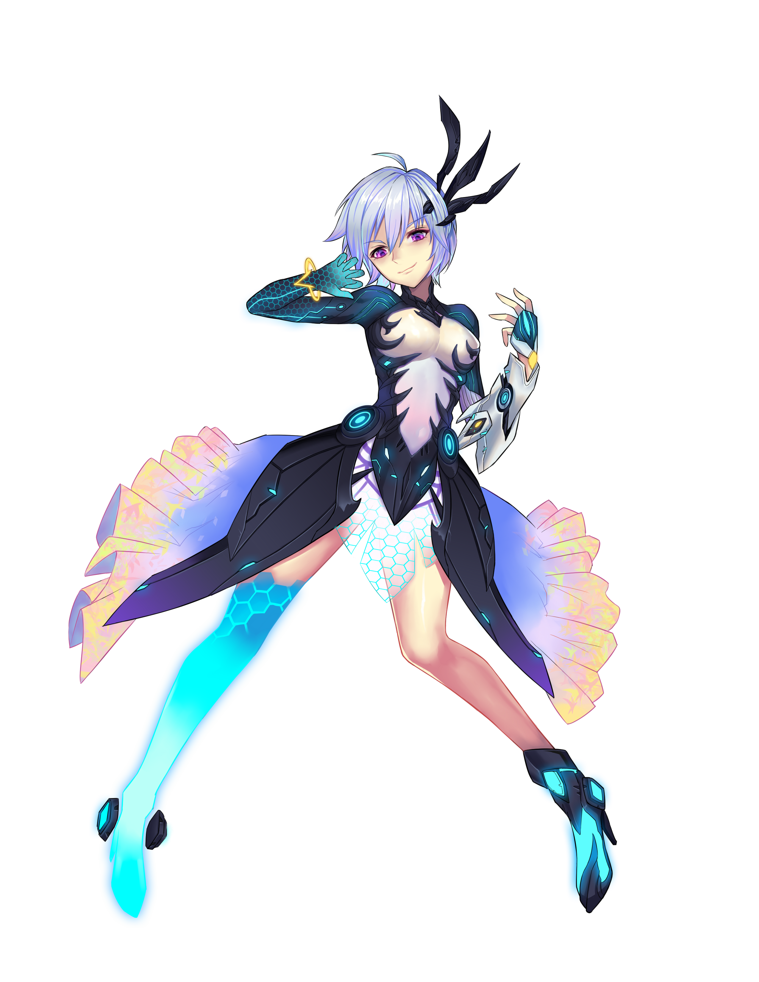 《未来机甲决战》夜歌致命一击：镜花水月！