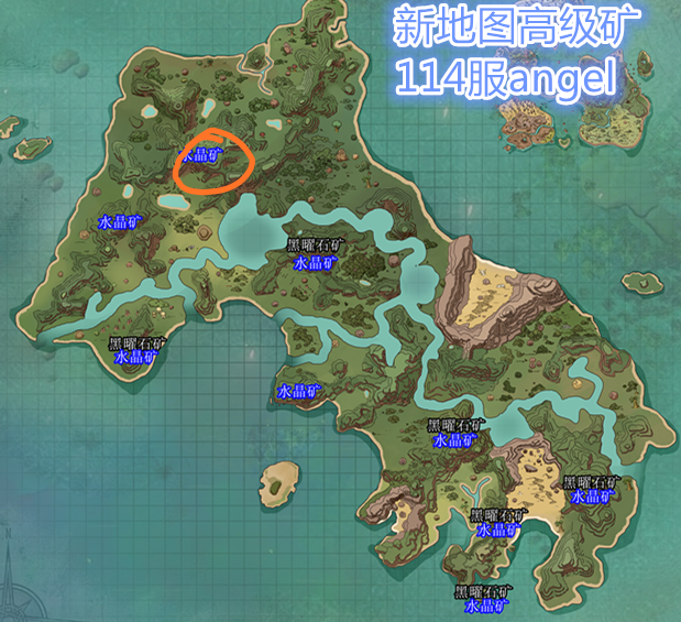 有没有矿产的地图呀各位