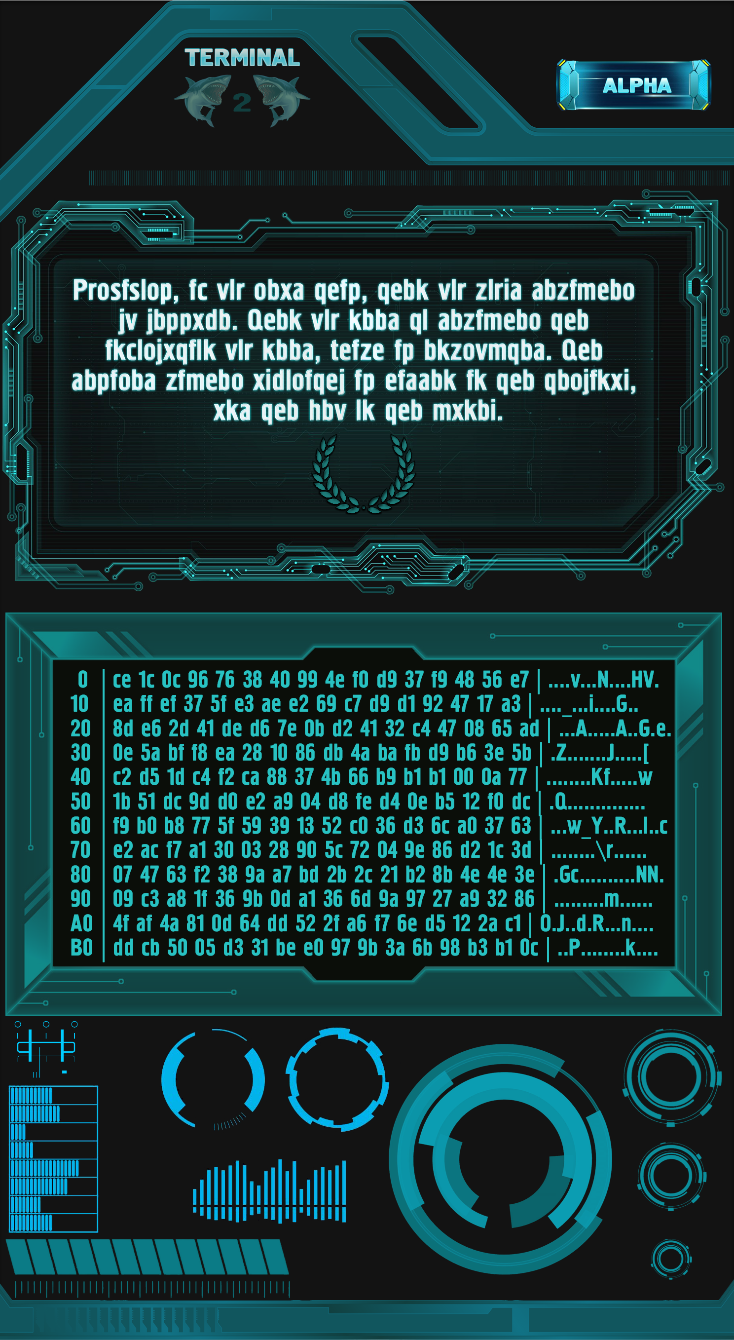 在discord 官方放的图,说是跟地堡密码有关.解出谜题可以获得更新情报