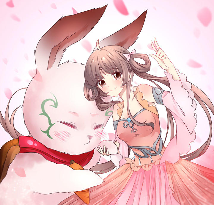 落落和坐骑宝宝比可爱了！你支持谁？