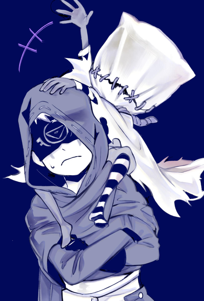 #角虫的腿部挂件#一脸无奈（宠溺）（源：@尻揚げ虫）