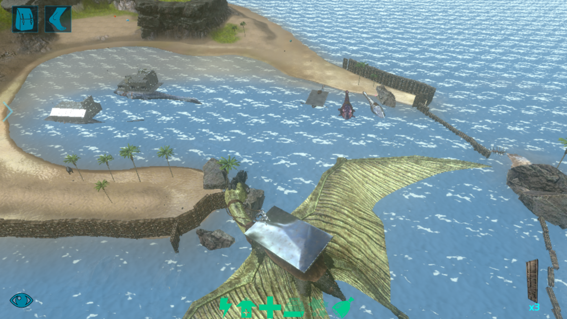 无聊的我把素食岛都圈起来了 - 方舟:生存进化综合 | taptap 方舟