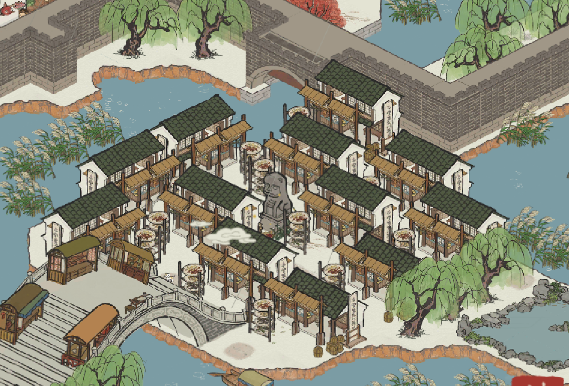 苏州画室 家居铺 寿财店利益最大化布局 - 江南百景图综合讨论 | tap