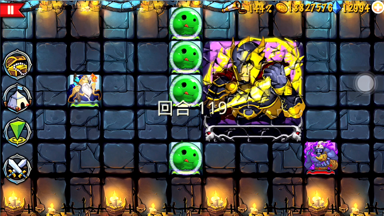 单机游戏策略军团视频攻略[一钱希望出品]奇迹！史莱姆队大战大雷神119回合终于胜利！