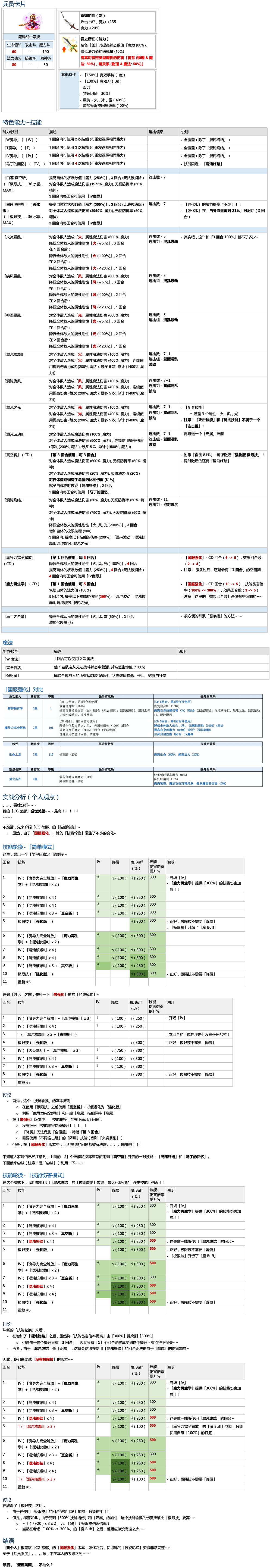 兵员实战分析 Cg 蒂娜 魔导 最终幻想 勇气启示录综合讨论 Taptap 最终幻想 勇气启示录社区