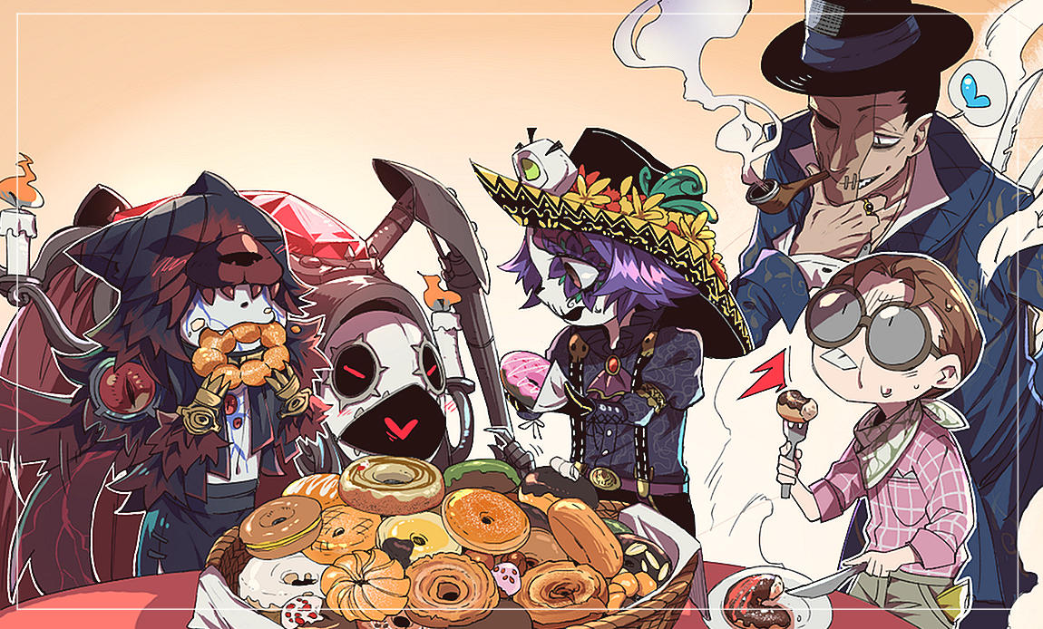 #角虫的腿部挂件#吃饱喝足庄园（来源：@佑暮れ監督）