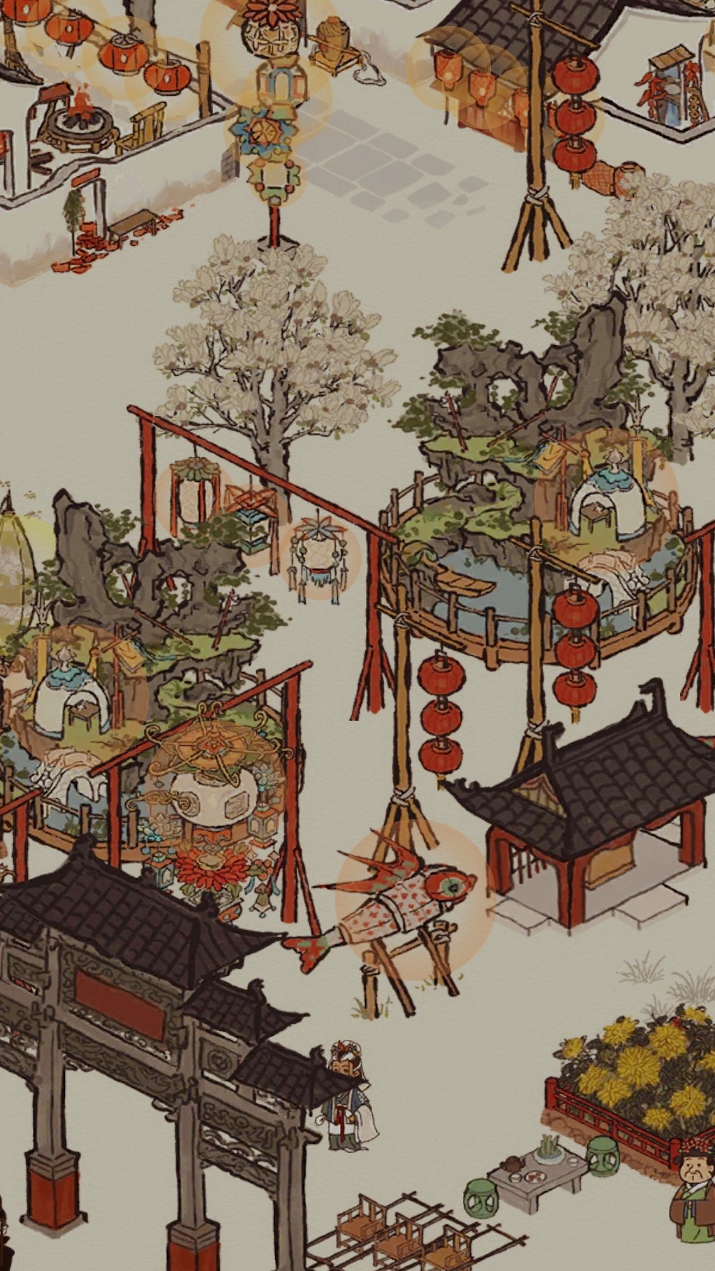 灯会布局 - 江南百景图晒村专区 | taptap 江南百景图社区