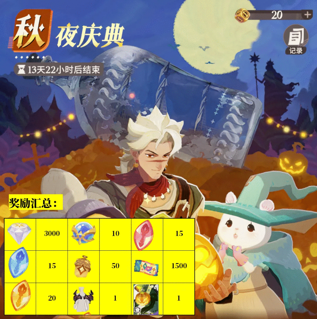 活动介绍丨秋夜庆典-超多资源等你来拿