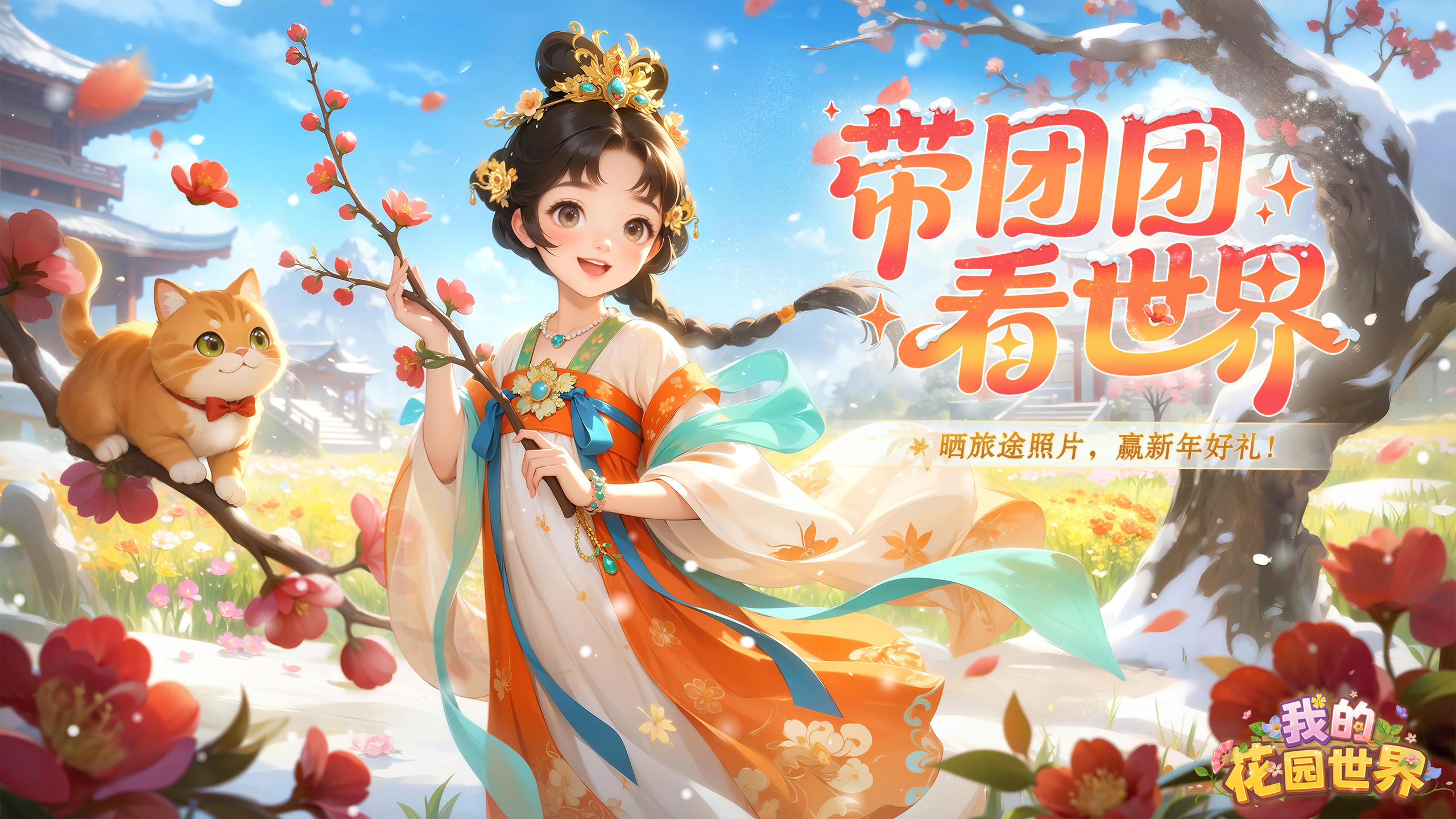 【有奖互动】花漾假期，团团相伴~