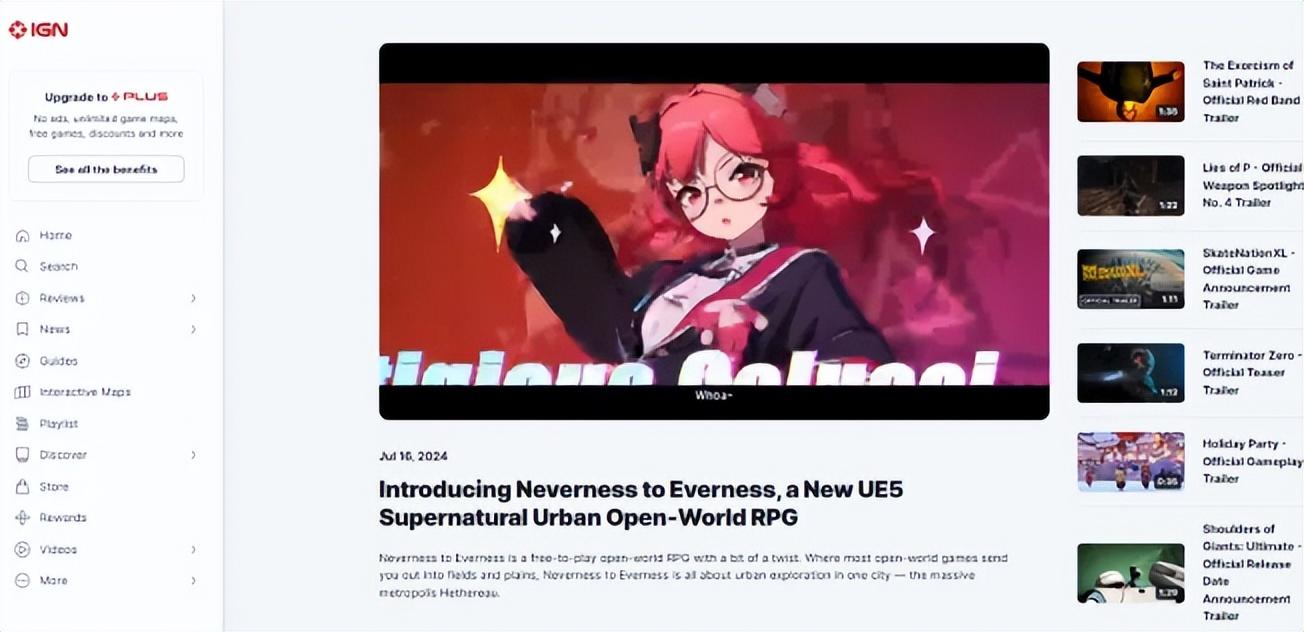 惨遭IGN背刺，PV被提前偷跑，异环依然成开放世界2.0领军之作！