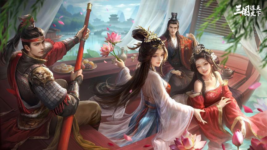 高品质国风美术遇上三国历史，这款游戏打造沉浸式三国体验截图