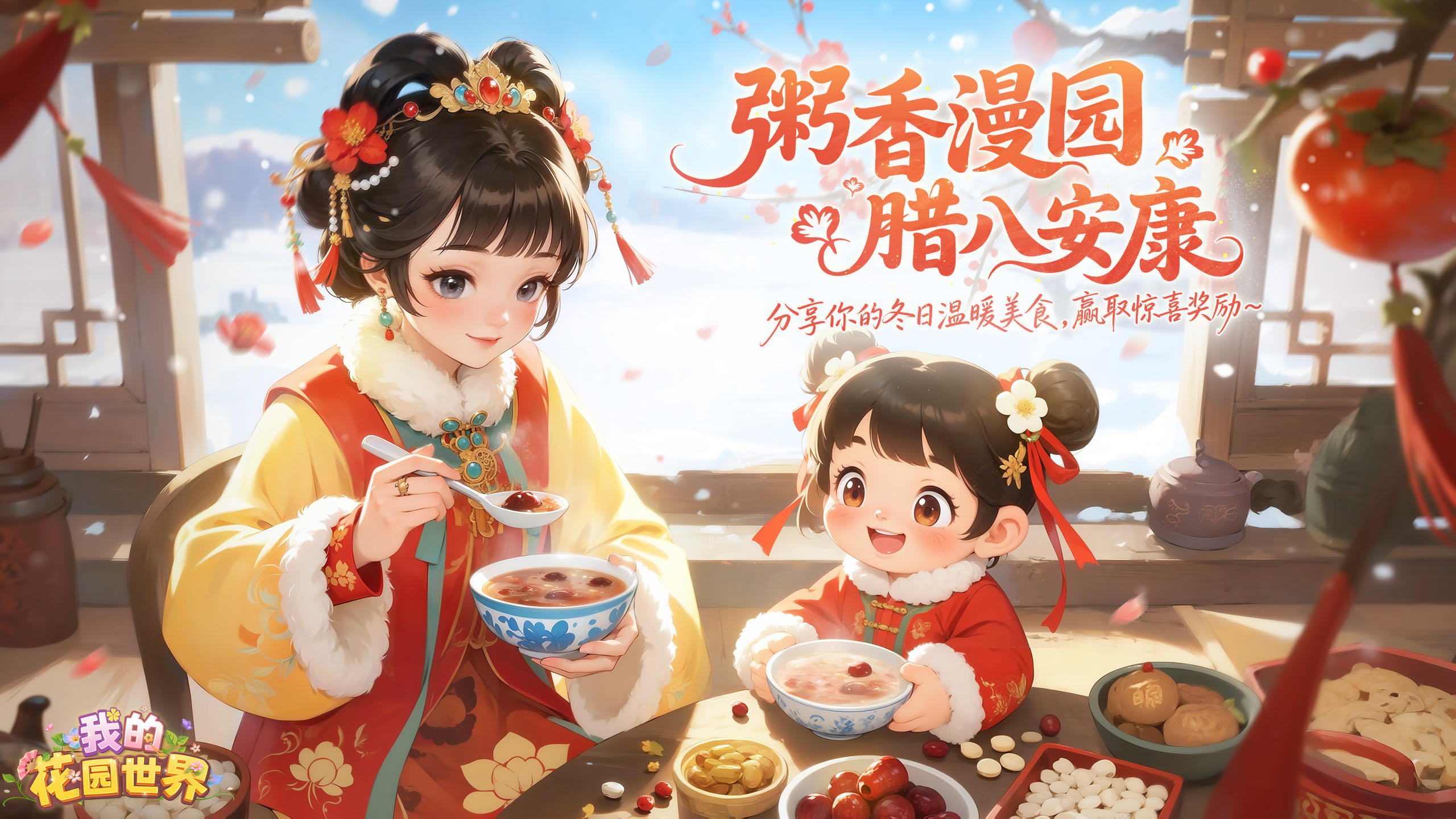 【内含兑换码】腊八暖冬节，一粥一园皆丰年！