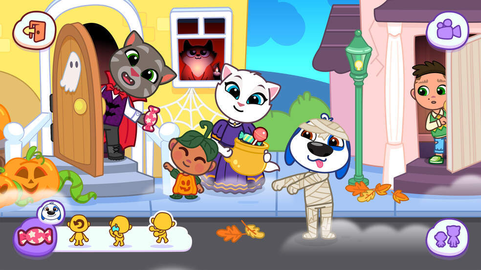 《汤姆猫小镇》“万圣节”特别更新10月22日正式上线