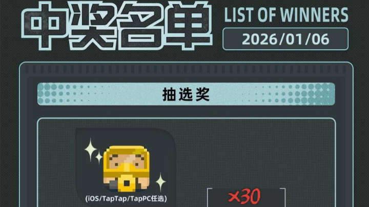 《潜水员戴夫》抽奖活动中奖名单一览