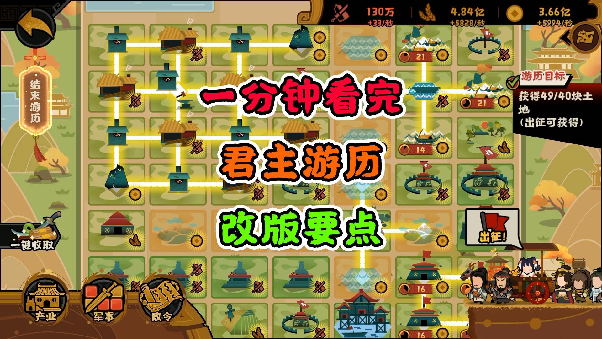 君主游历改版要点解析