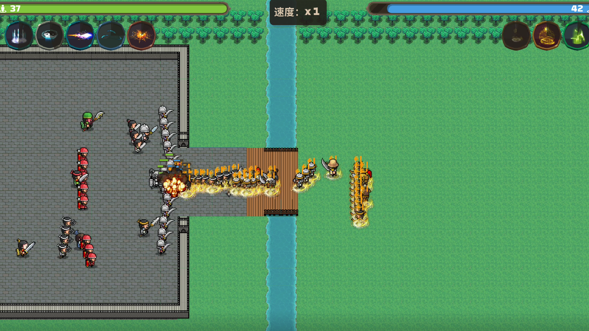 给大家推荐一款策略+半即时战斗的游戏截图