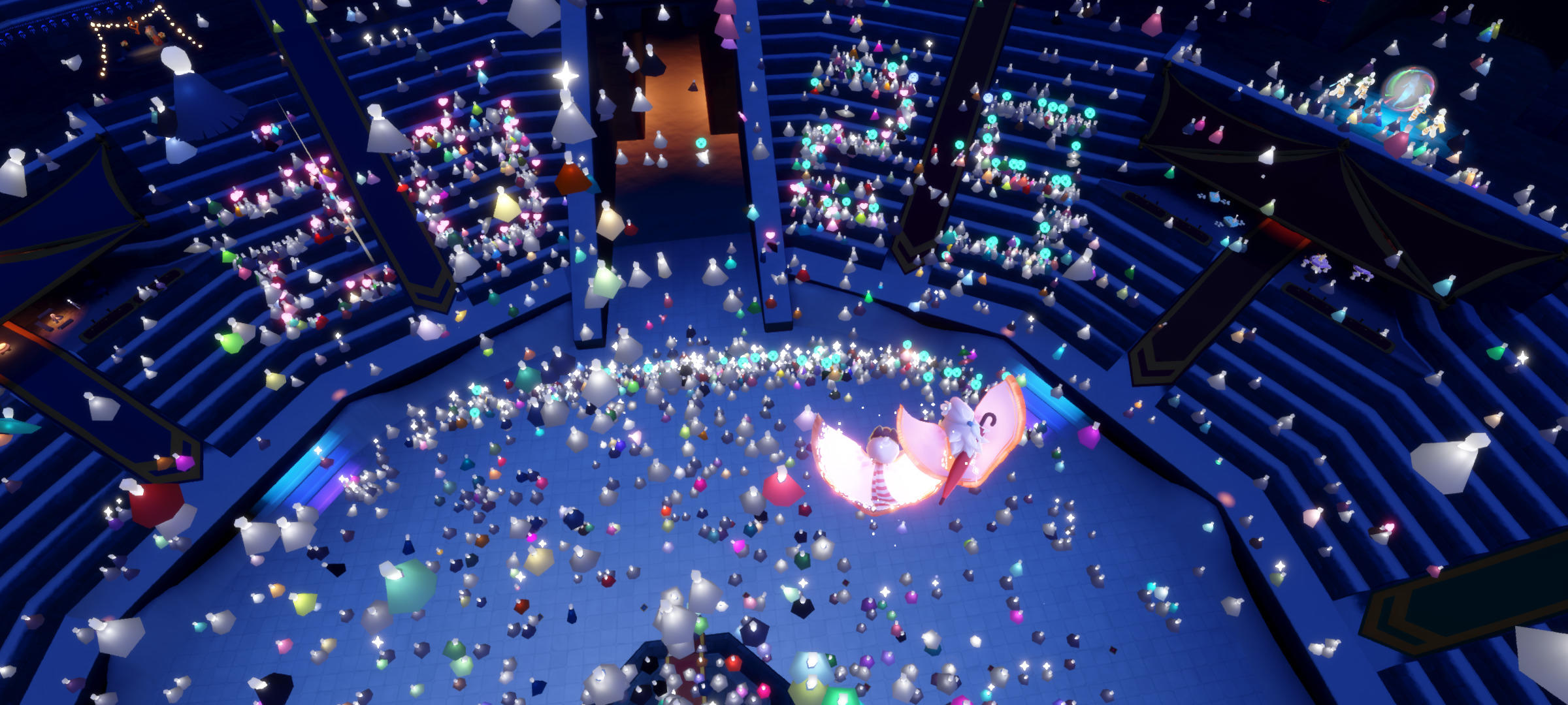 今天和光遇大家一起跨年啦～