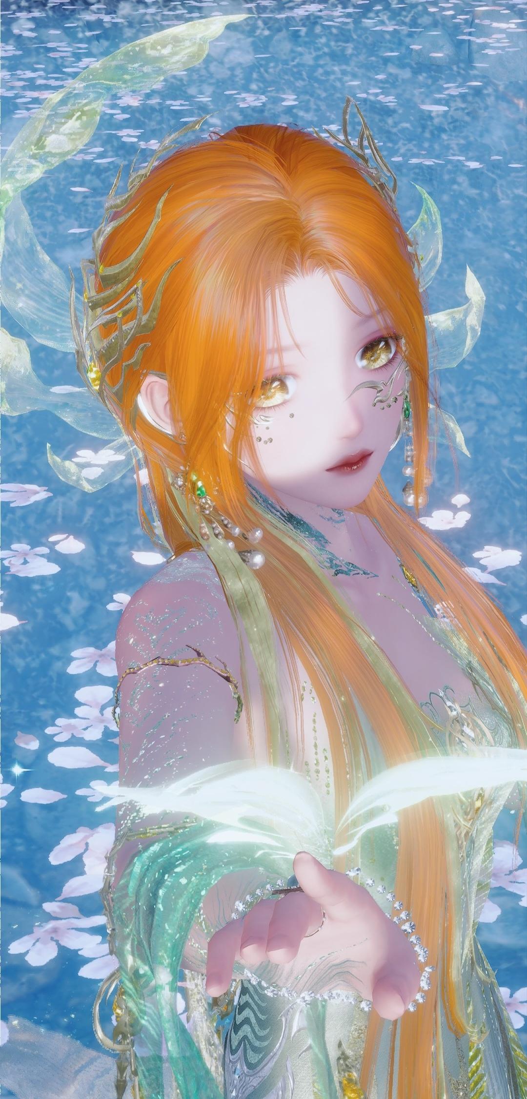 一进！橙色的头发超级美！