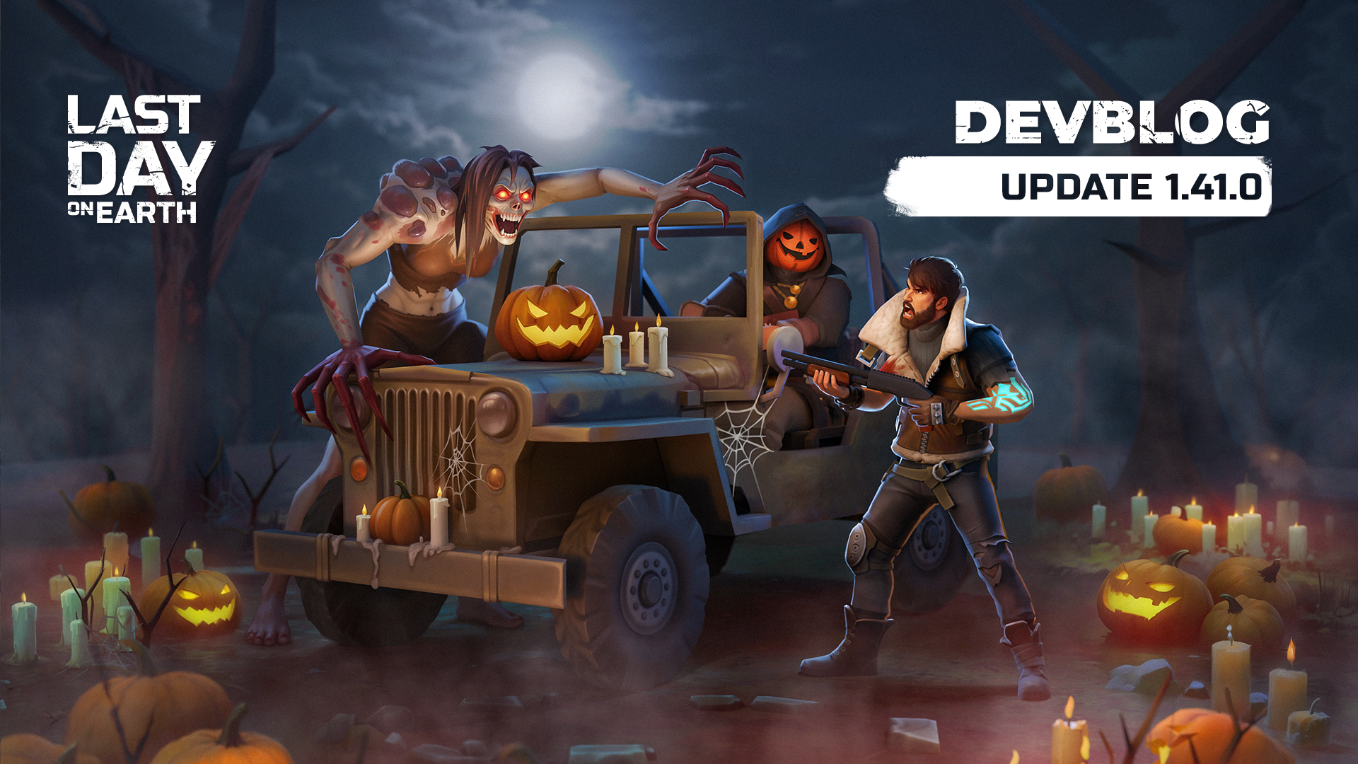 嘿，幸存者们！
是时候展开猎魔行动、寻觅糖果了。
1.41.0版本现已登陆全平台。
更多详情请参阅我们的开发者博客：
https://kefirgames.com/dev-blog/last-day-on-earth?id=halloween-2025