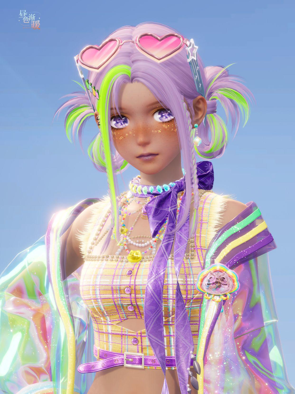 新妆容好适合搭黑皮辣妹！