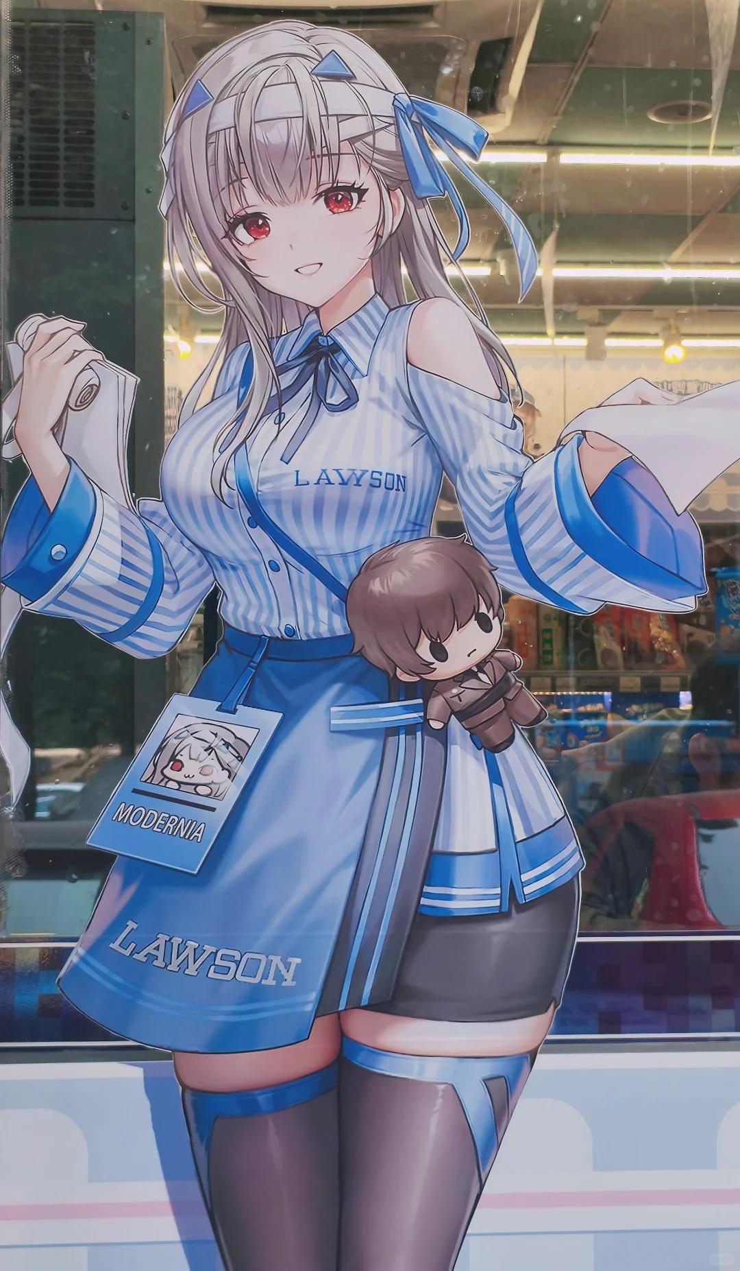 胜利女神X罗森联动真的好可爱啊