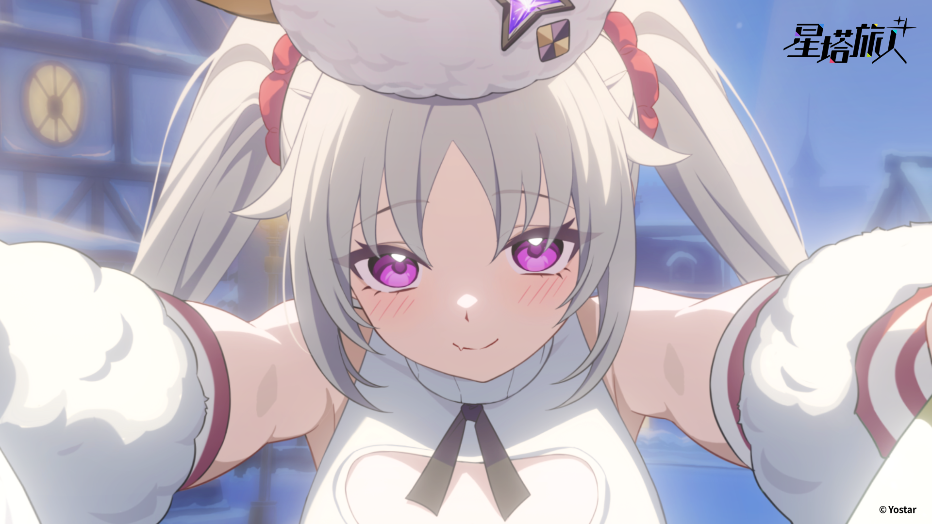 《星塔旅人》菈露(圣夜)角色PV —「梦幻！闪耀！共度雪愿节吧~」